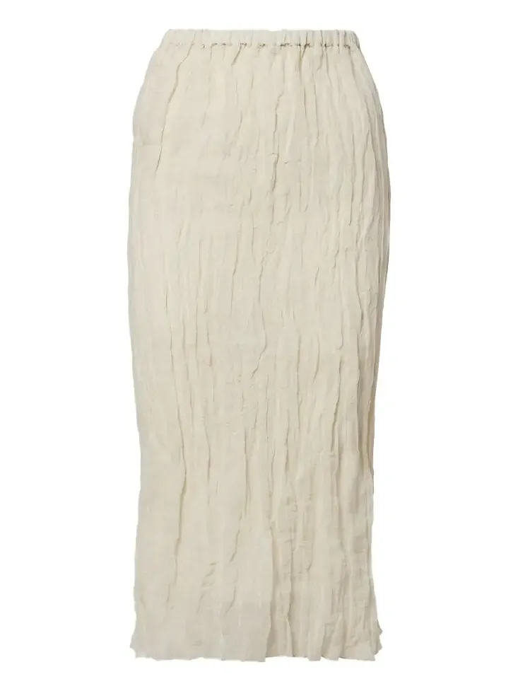Róhe Cotton-blend midi skirt Róhe Cotton-blend midi skirt