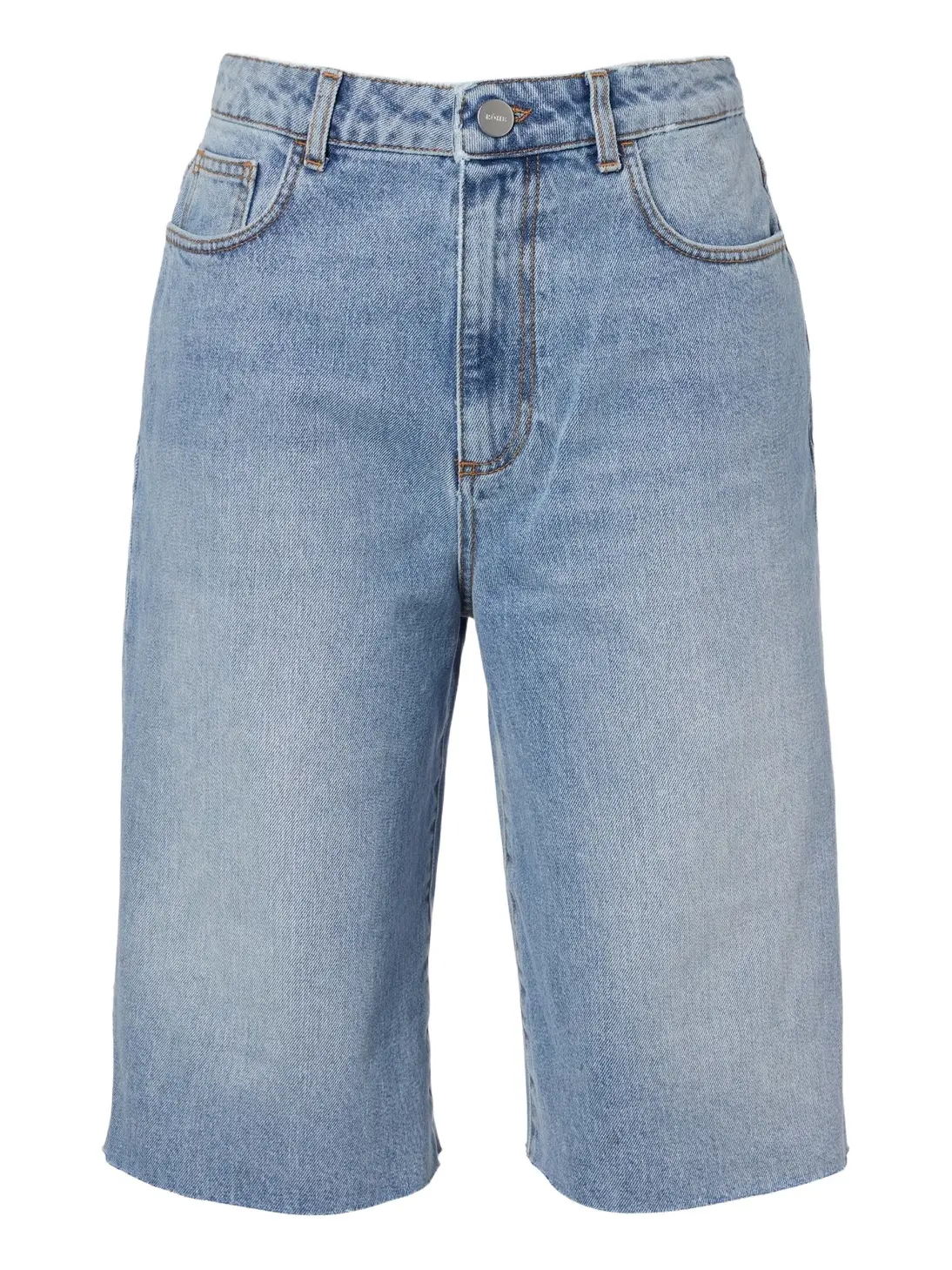 Cotton capri jeans