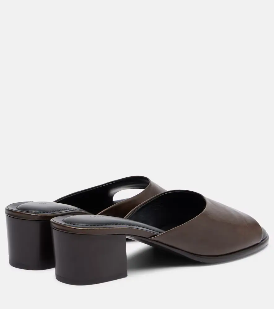 Lemaire 55 leather mules | Thumbnail 3 Lemaire 55 leather mules | Thumbnail 3