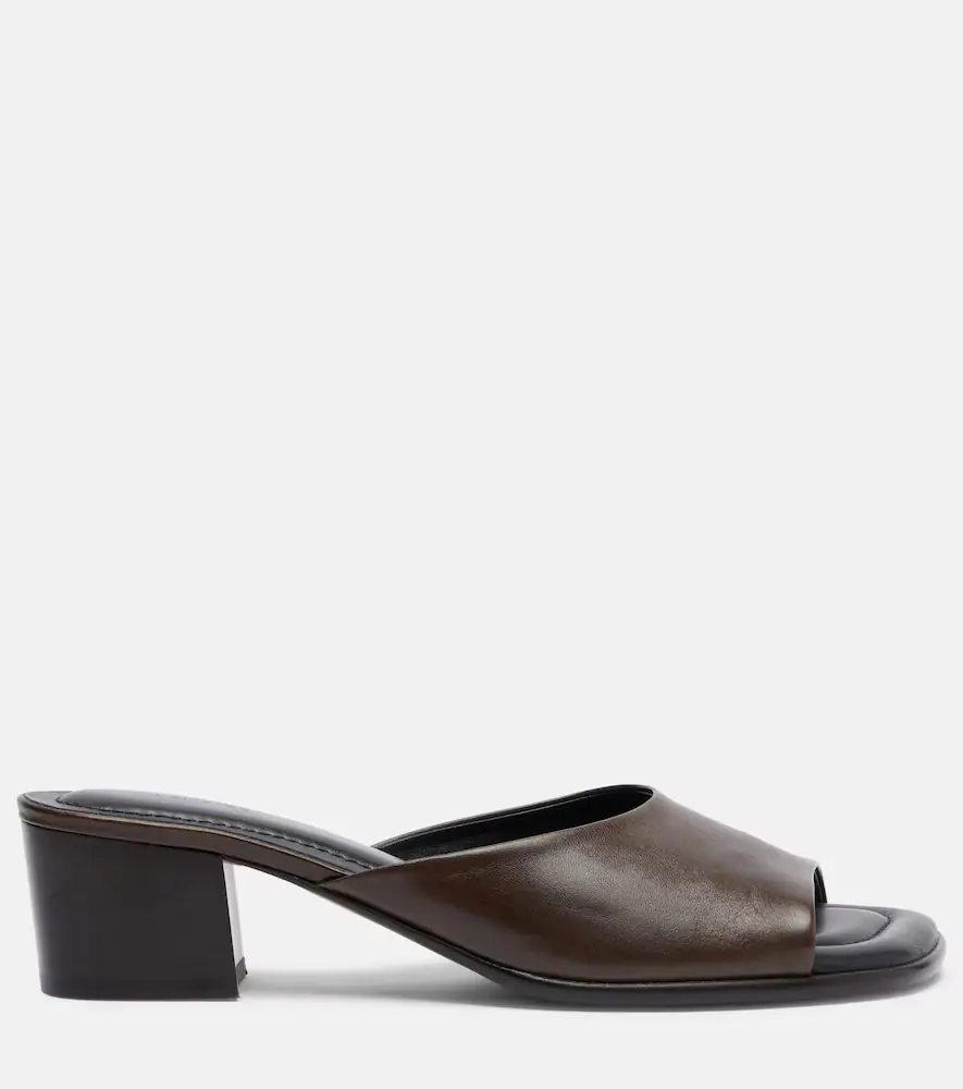 Lemaire 55 leather mules | Thumbnail 4 Lemaire 55 leather mules | Thumbnail 4