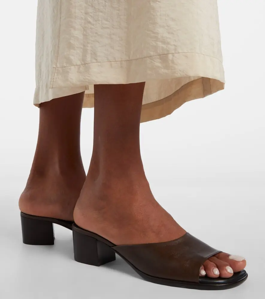 Lemaire 55 leather mules | Thumbnail 5 Lemaire 55 leather mules | Thumbnail 5