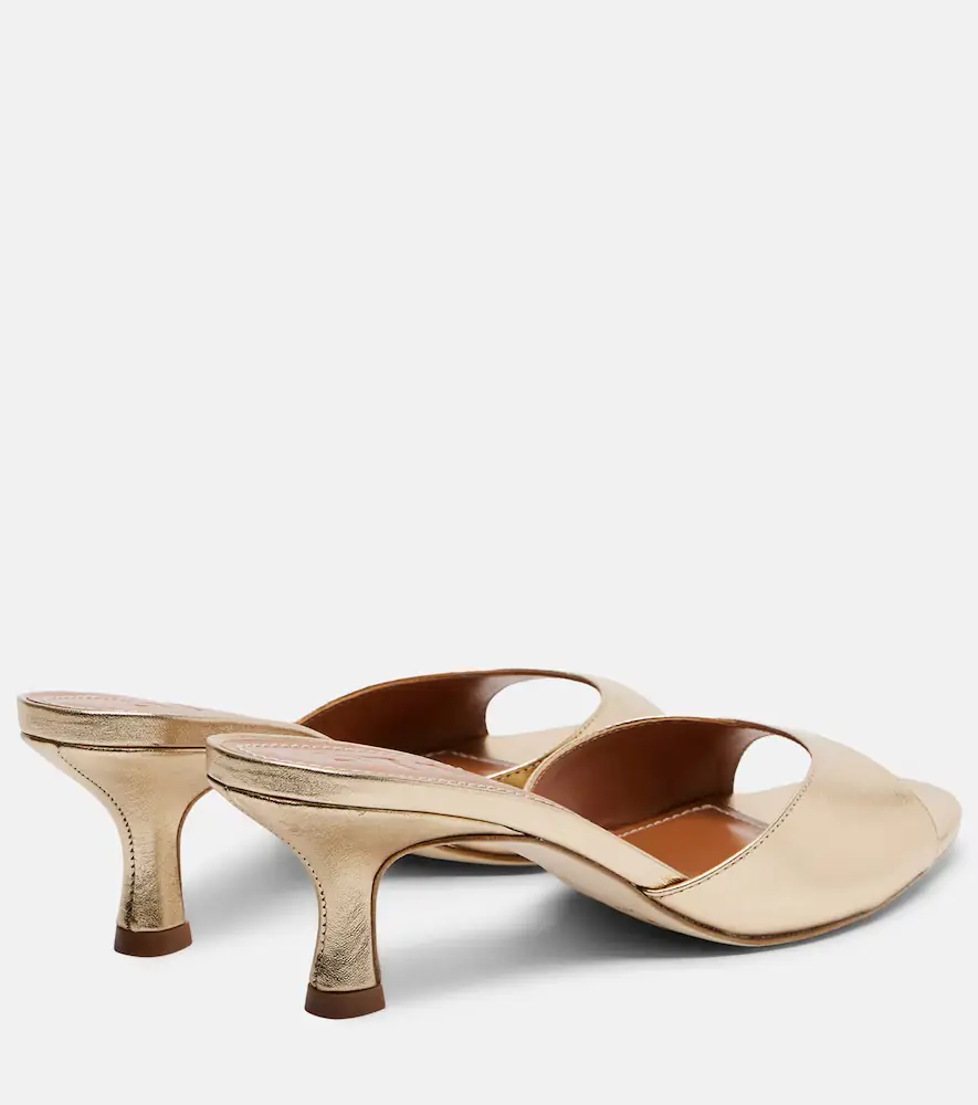 Staud Brigitte 100 metallic leather mules | Thumbnail 2 Staud Brigitte 100 metallic leather mules | Thumbnail 2
