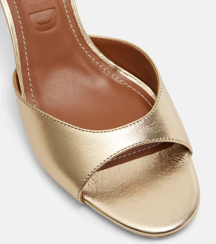 Staud Brigitte 100 metallic leather mules | Thumbnail 3 Staud Brigitte 100 metallic leather mules | Thumbnail 3
