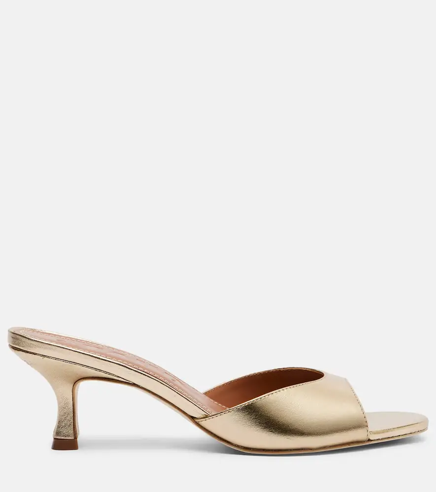 Staud Brigitte 100 metallic leather mules | Thumbnail 4 Staud Brigitte 100 metallic leather mules | Thumbnail 4