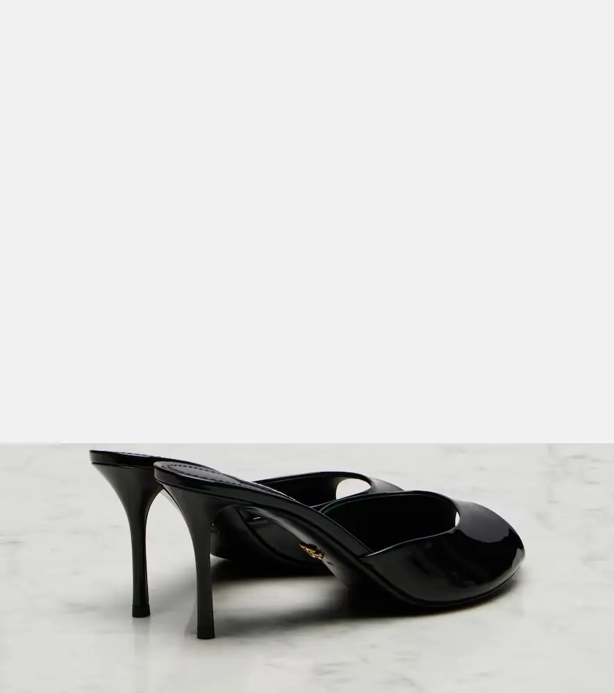 Dolce & Gabbana Keira patent leather mules | Thumbnail 4