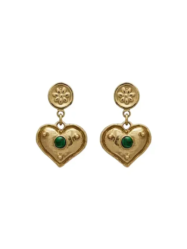 Alémais Jem Heart drop earrings