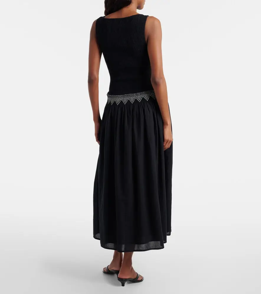 Polo Ralph Lauren Embroidered cotton voile midi dress | Thumbnail 4