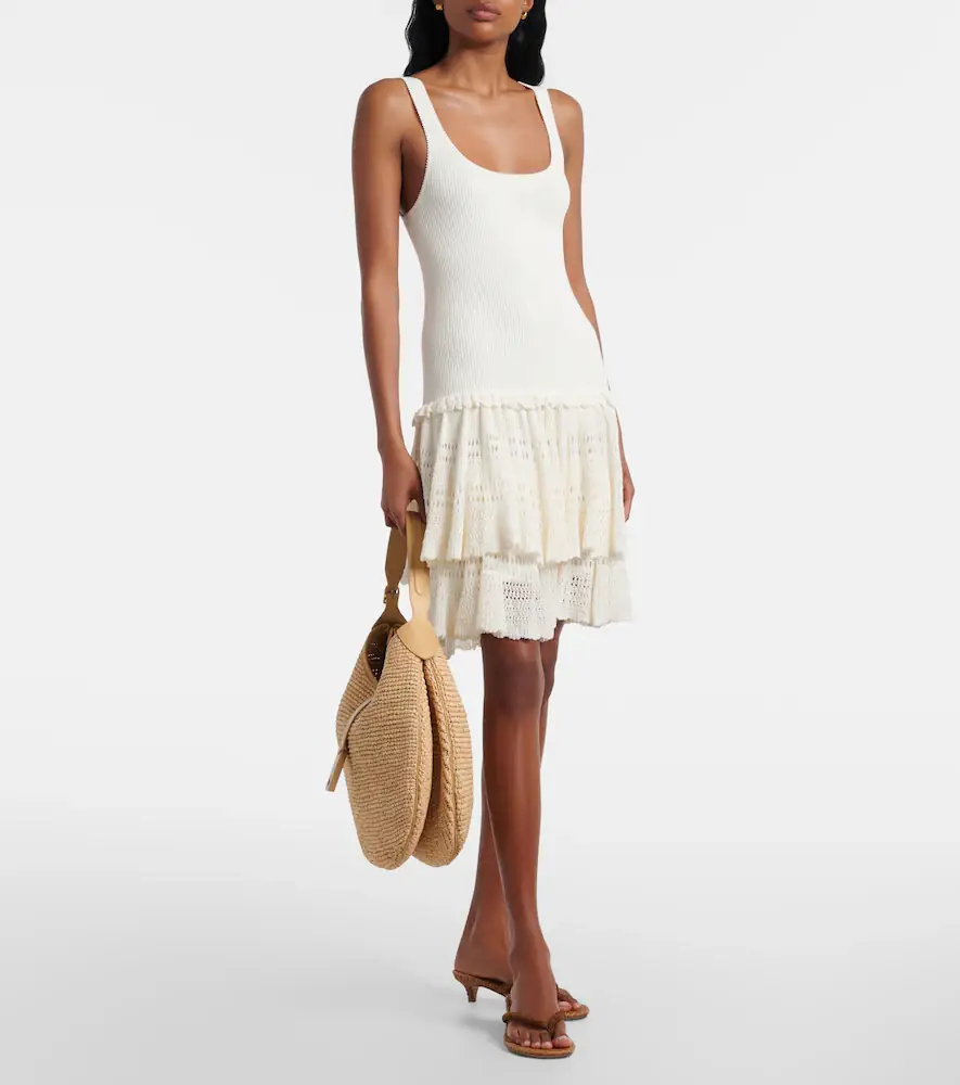 Polo Ralph Lauren Crochet ribbed-knit minidress | Thumbnail 3 Polo Ralph Lauren Crochet ribbed-knit minidress | Thumbnail 3
