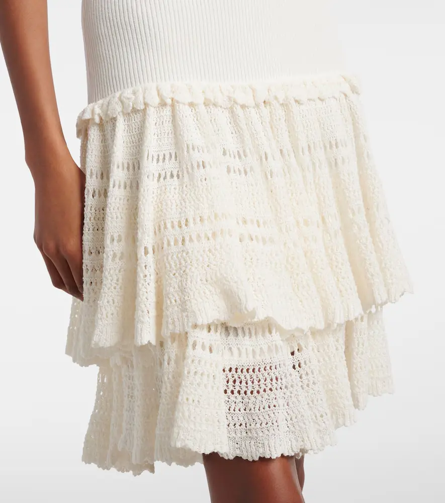 Polo Ralph Lauren Crochet ribbed-knit minidress | Thumbnail 5 Polo Ralph Lauren Crochet ribbed-knit minidress | Thumbnail 5