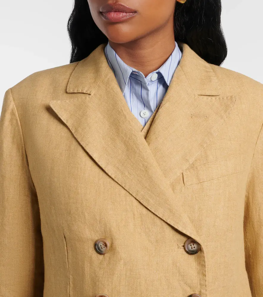 Polo Ralph Lauren Double-breasted linen blazer | Thumbnail 3 Polo Ralph Lauren Double-breasted linen blazer | Thumbnail 3