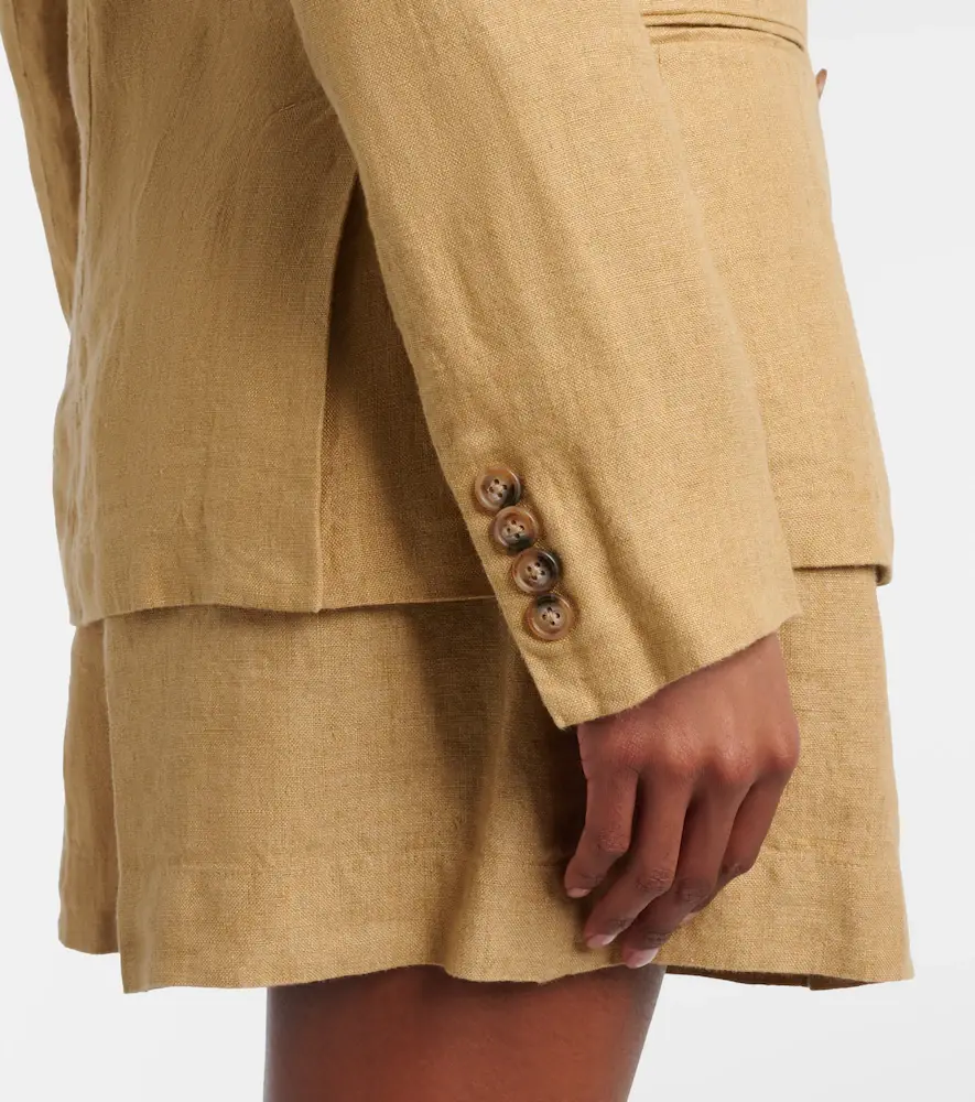 Polo Ralph Lauren Double-breasted linen blazer | Thumbnail 4 Polo Ralph Lauren Double-breasted linen blazer | Thumbnail 4