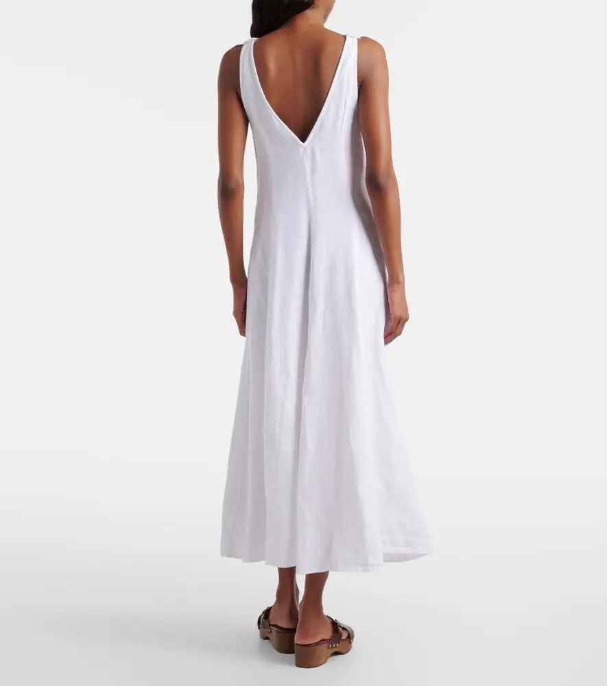 Polo Ralph Lauren Crocheted linen midi dress | Thumbnail 4 Polo Ralph Lauren Crocheted linen midi dress | Thumbnail 4