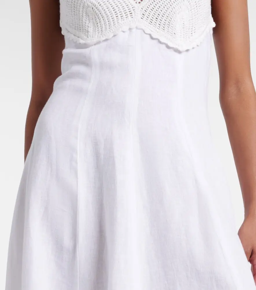 Polo Ralph Lauren Crocheted linen midi dress | Thumbnail 6 Polo Ralph Lauren Crocheted linen midi dress | Thumbnail 6