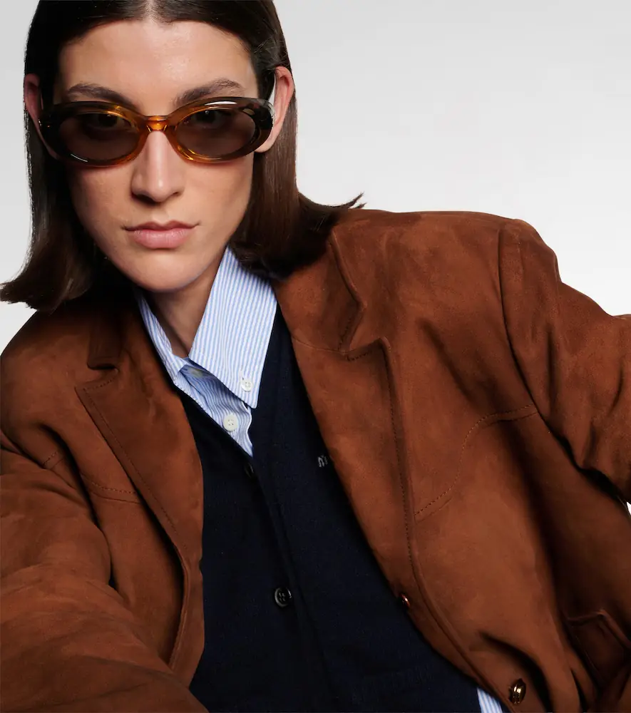 Miu Miu Rêverie oval sunglasses | Thumbnail 4