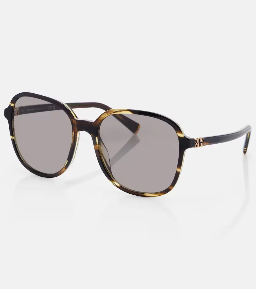 Miu Miu Logo oversized sunglasses | Thumbnail 3