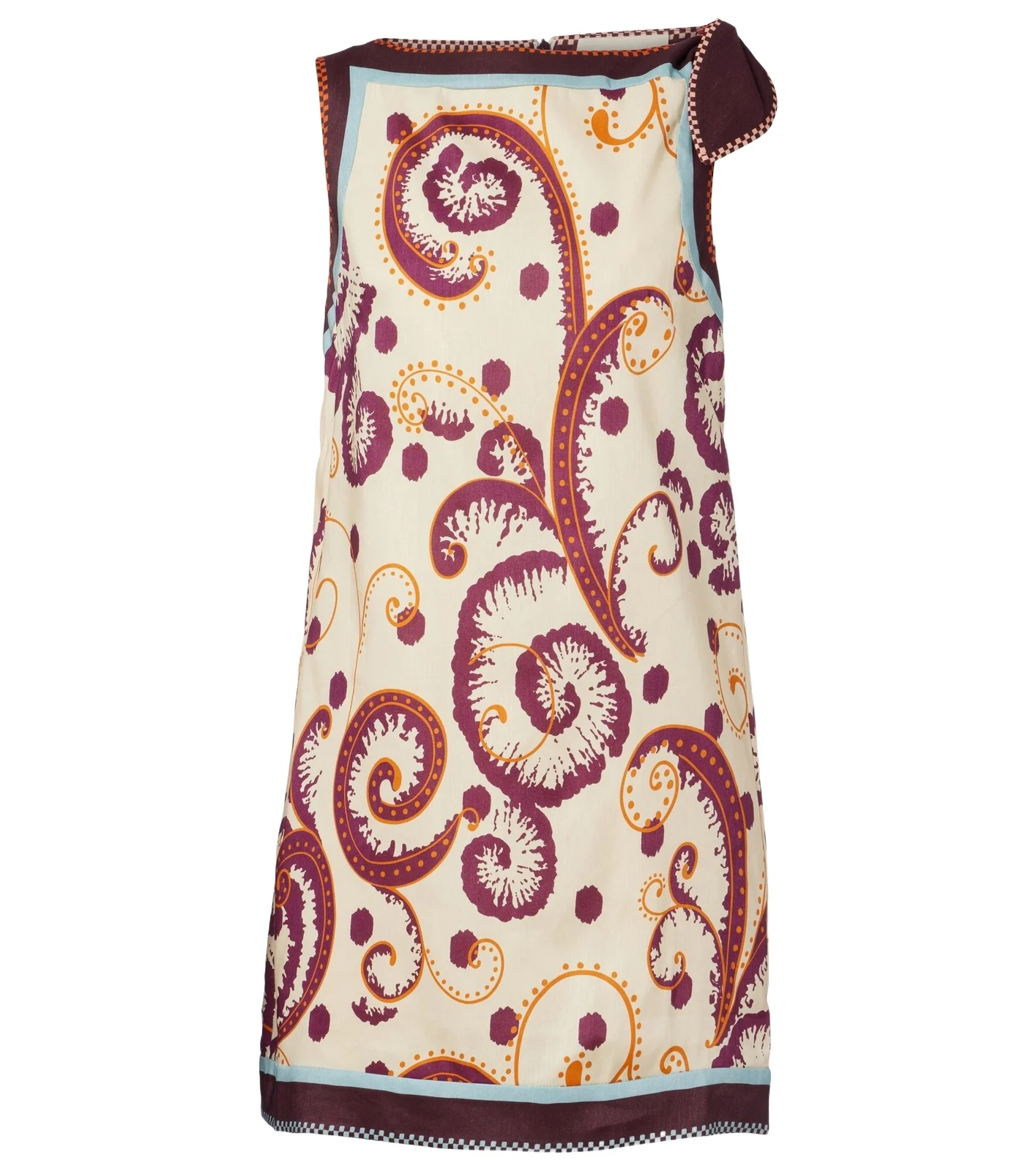 Wilson printed linen and silk minidress Wilson printed linen and silk minidress