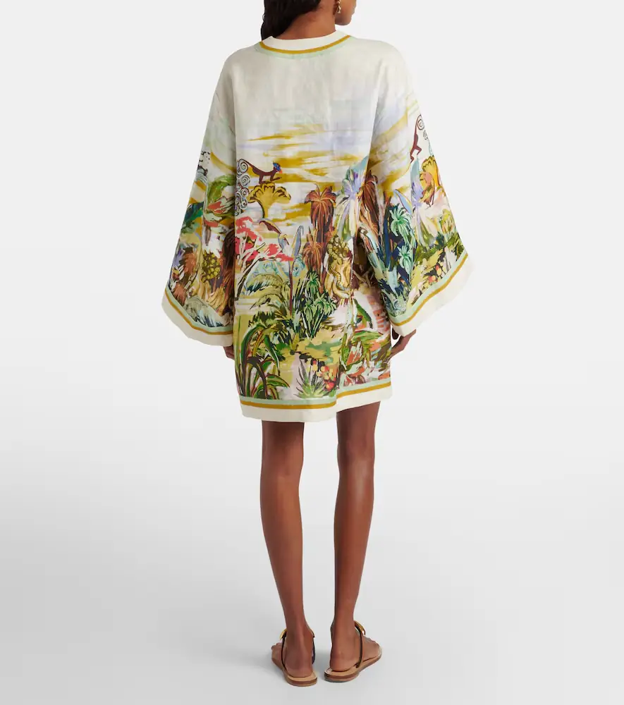 ALÉMAIS Alémais Jungle Boogie printed linen tunic | Thumbnail 2 ALÉMAIS Alémais Jungle Boogie printed linen tunic | Thumbnail 2