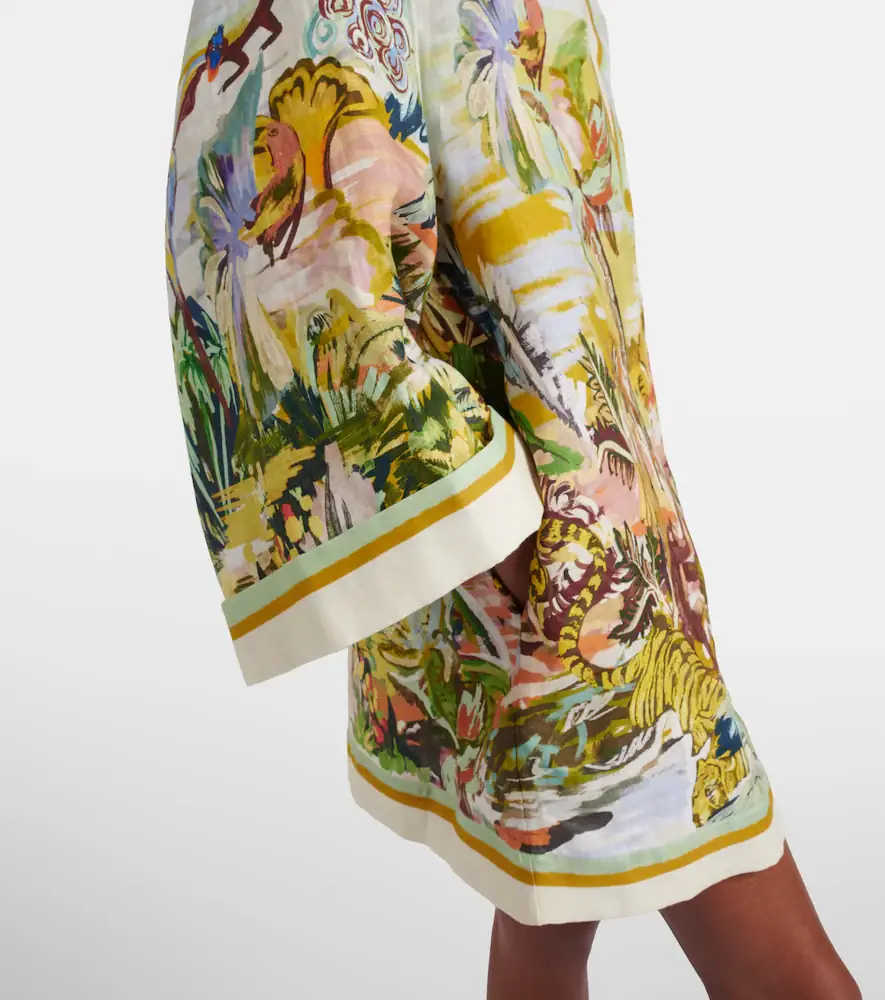 ALÉMAIS Alémais Jungle Boogie printed linen tunic | Thumbnail 4 ALÉMAIS Alémais Jungle Boogie printed linen tunic | Thumbnail 4