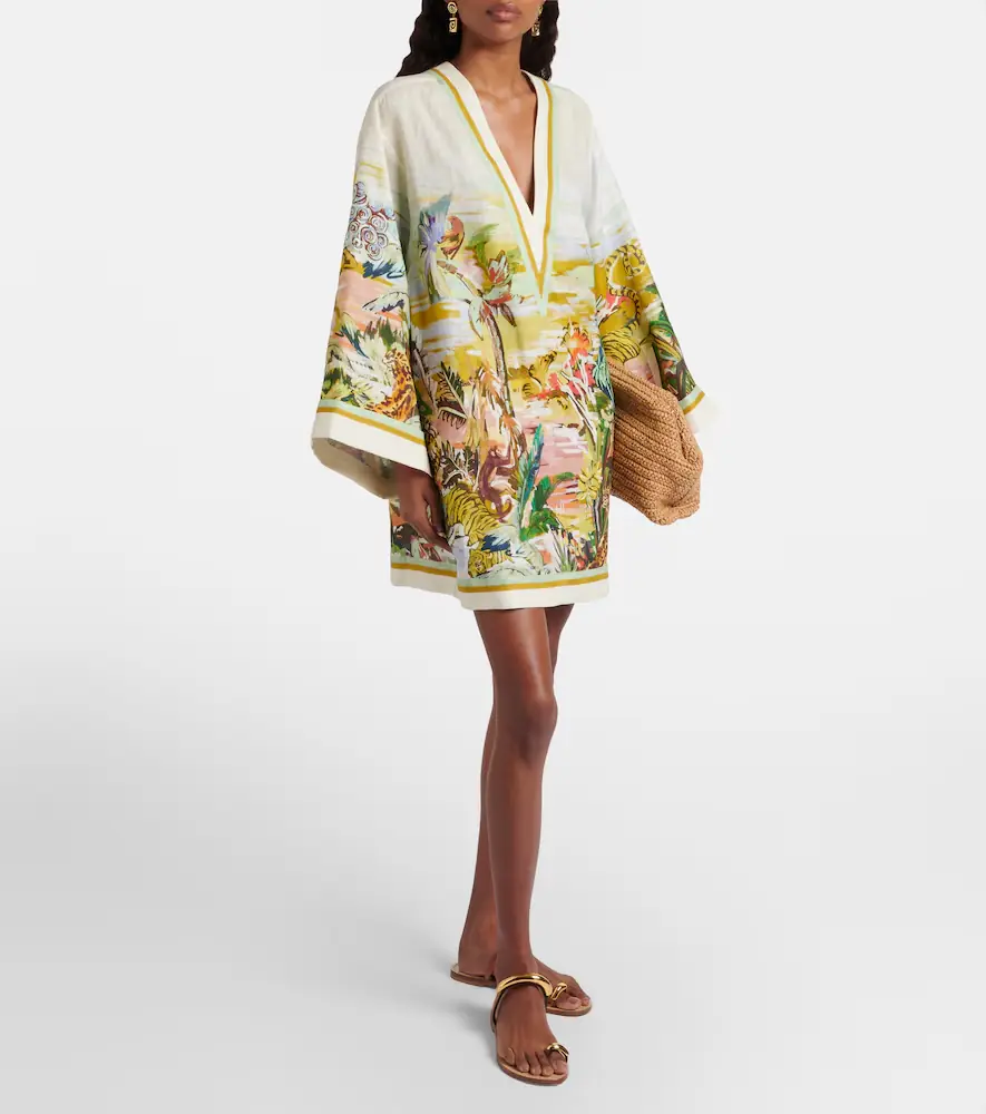ALÉMAIS Alémais Jungle Boogie printed linen tunic | Thumbnail 5 ALÉMAIS Alémais Jungle Boogie printed linen tunic | Thumbnail 5