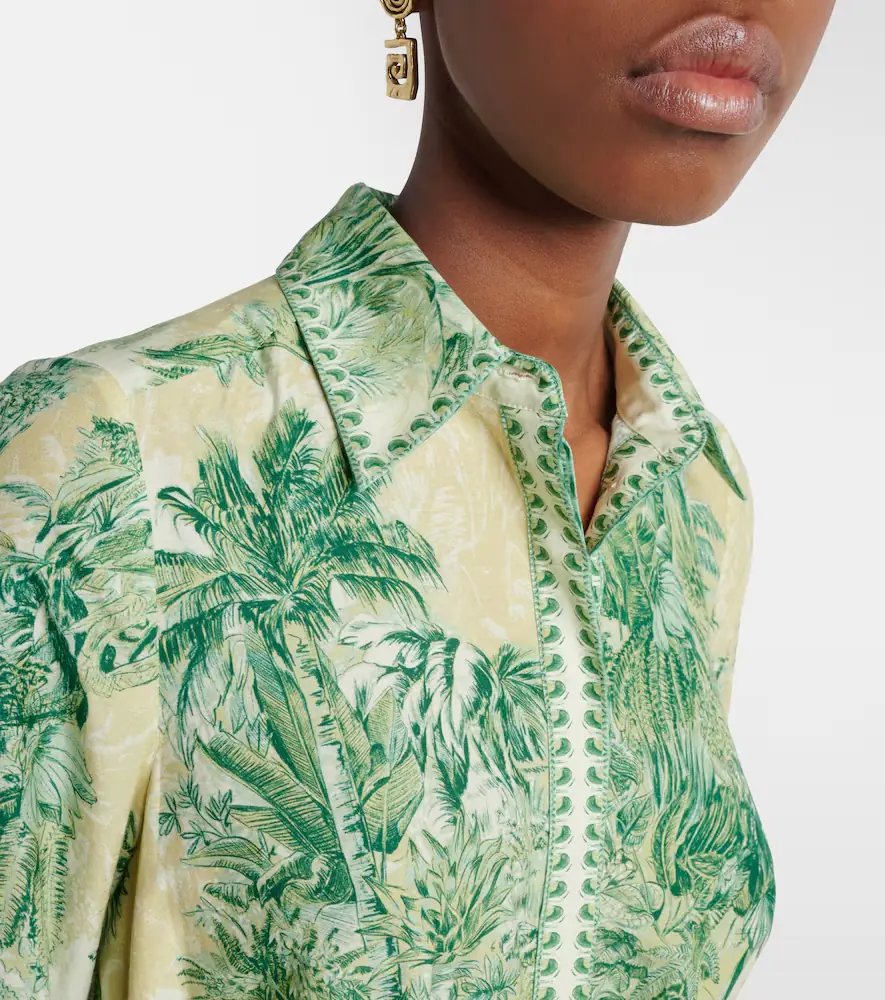 ALÉMAIS Alémais Sara printed cotton and silk shirt dress | Thumbnail 4 ALÉMAIS Alémais Sara printed cotton and silk shirt dress | Thumbnail 4