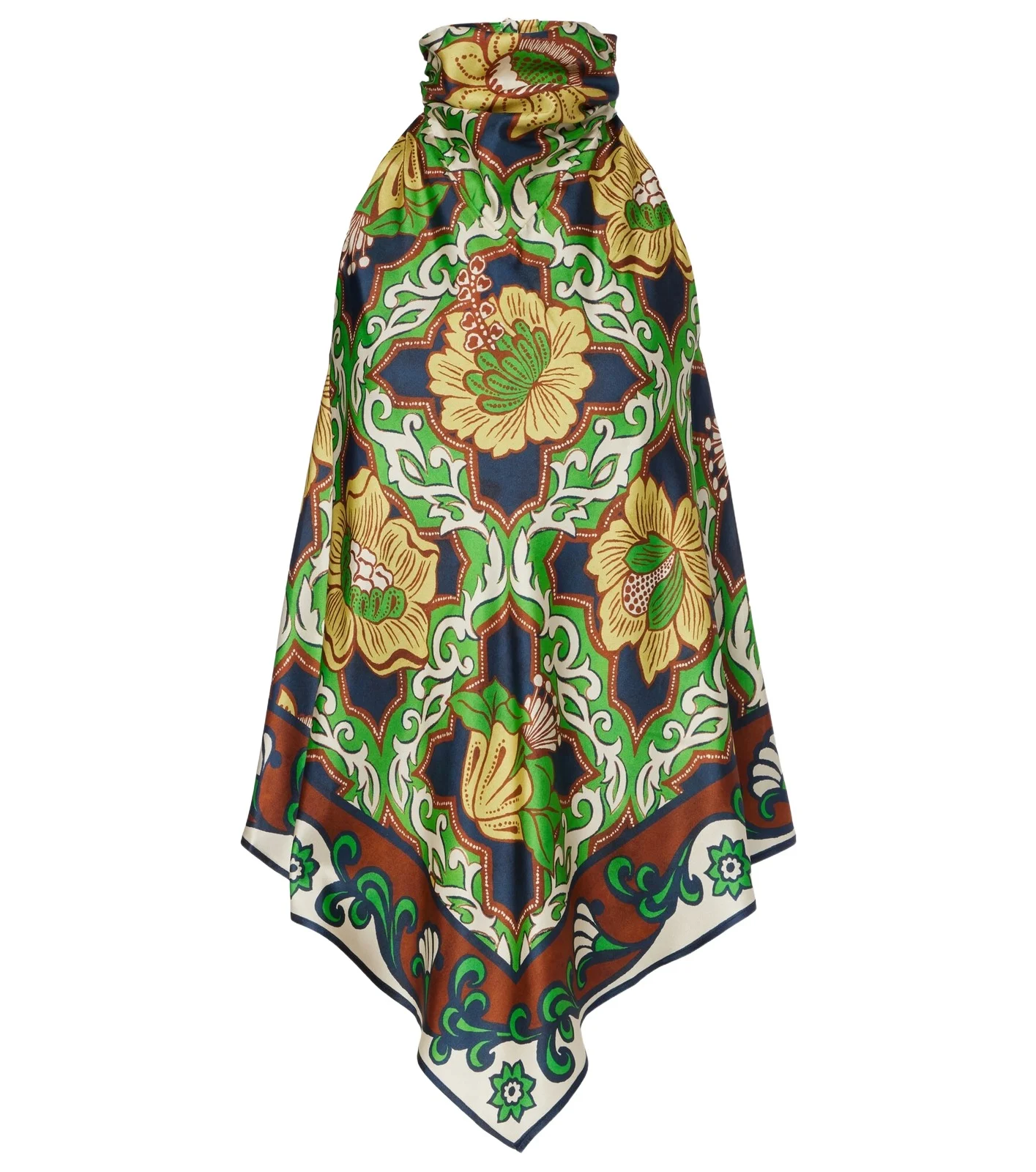 Alémais Liana printed silk satin top Alémais Liana printed silk satin top