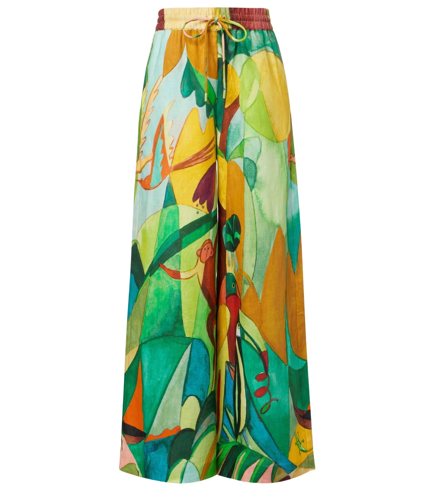 Alémais x Mokshini linen wide-leg pants Alémais x Mokshini linen wide-leg pants