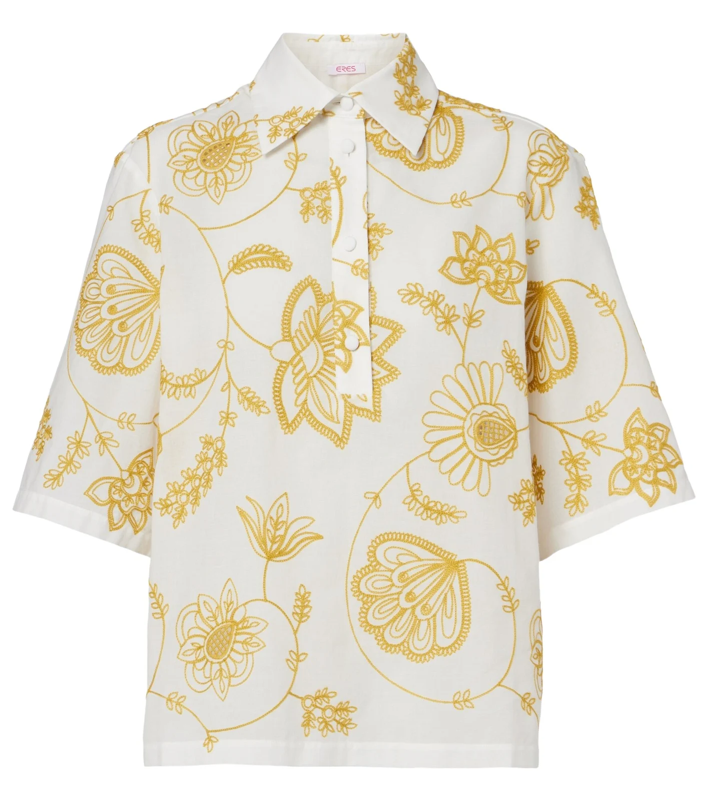 Izana embroidered cotton-blend shirt Izana embroidered cotton-blend shirt