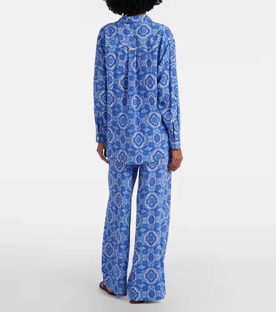 Heidi Klein Mykonos printed silk wide-leg pants | Thumbnail 4