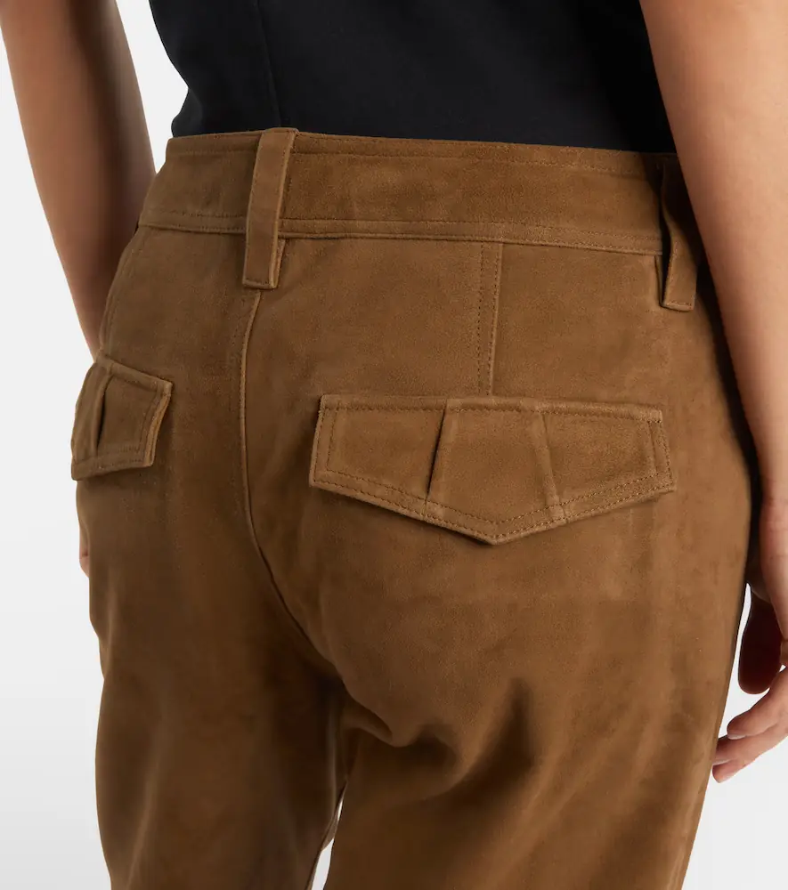 Isabel Marant Suede straight-leg pants | Thumbnail 2 Isabel Marant Suede straight-leg pants | Thumbnail 2