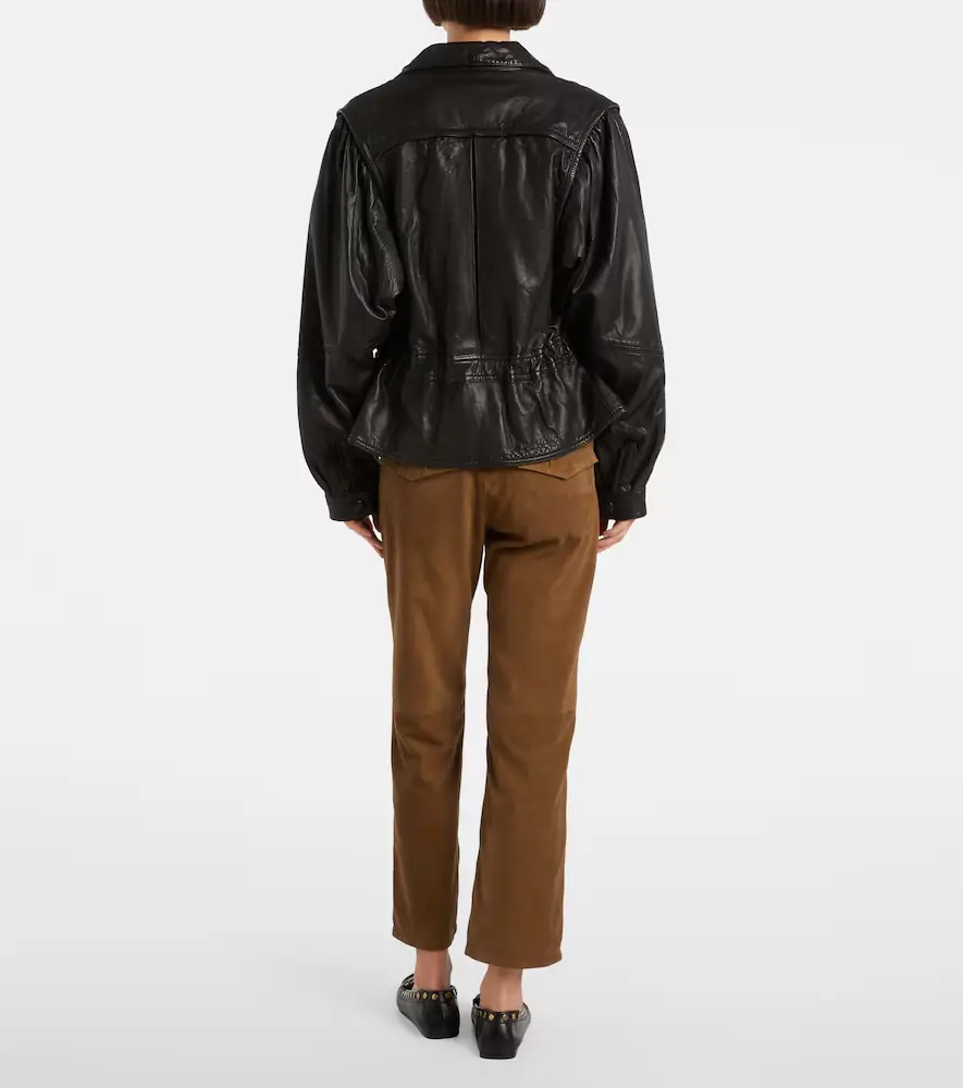 Isabel Marant Suede straight-leg pants | Thumbnail 3 Isabel Marant Suede straight-leg pants | Thumbnail 3