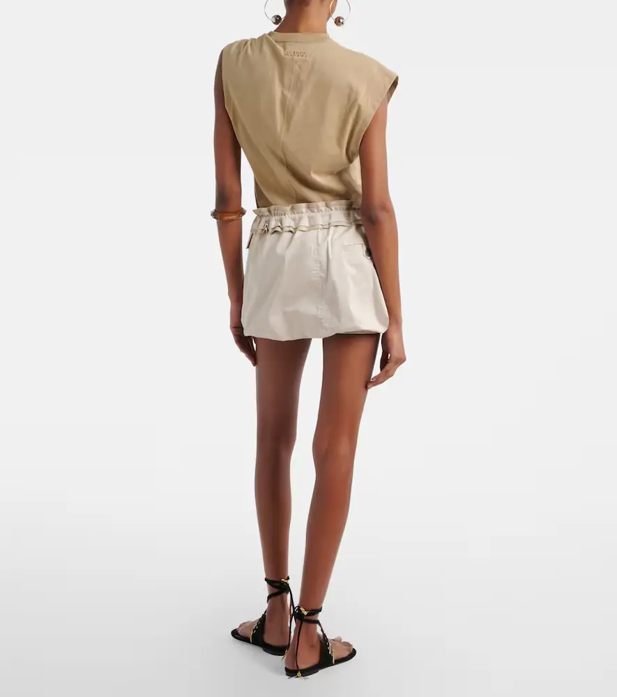 Isabel Marant Jamily cotton-blend miniskirt | Thumbnail 4 Isabel Marant Jamily cotton-blend miniskirt | Thumbnail 4