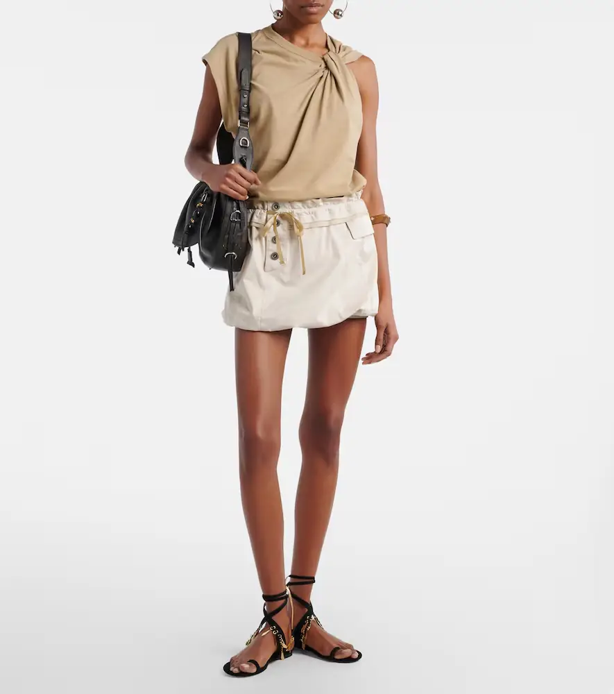 Isabel Marant Jamily cotton-blend miniskirt | Thumbnail 5 Isabel Marant Jamily cotton-blend miniskirt | Thumbnail 5