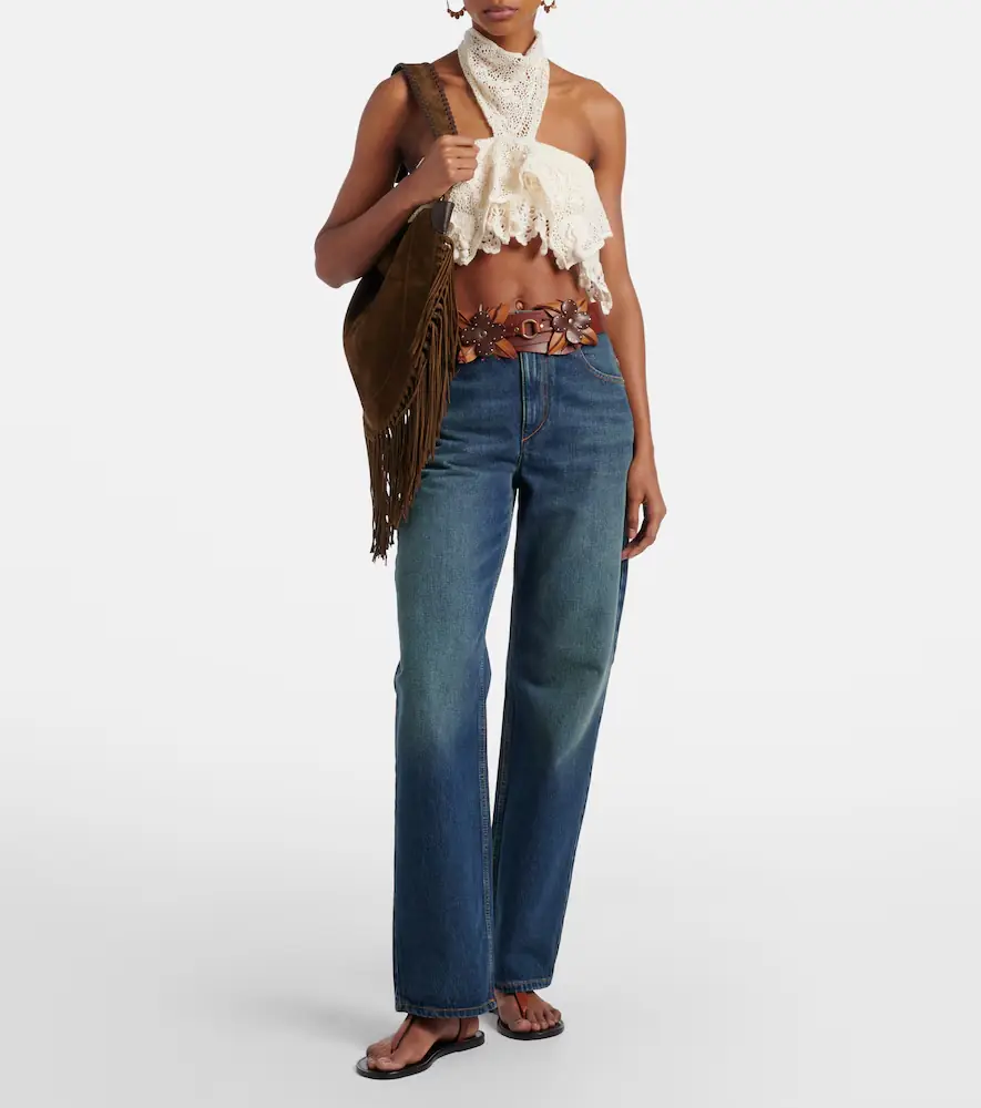 Isabel Marant Dunvel crochet halterneck crop top | Thumbnail 2 Isabel Marant Dunvel crochet halterneck crop top | Thumbnail 2