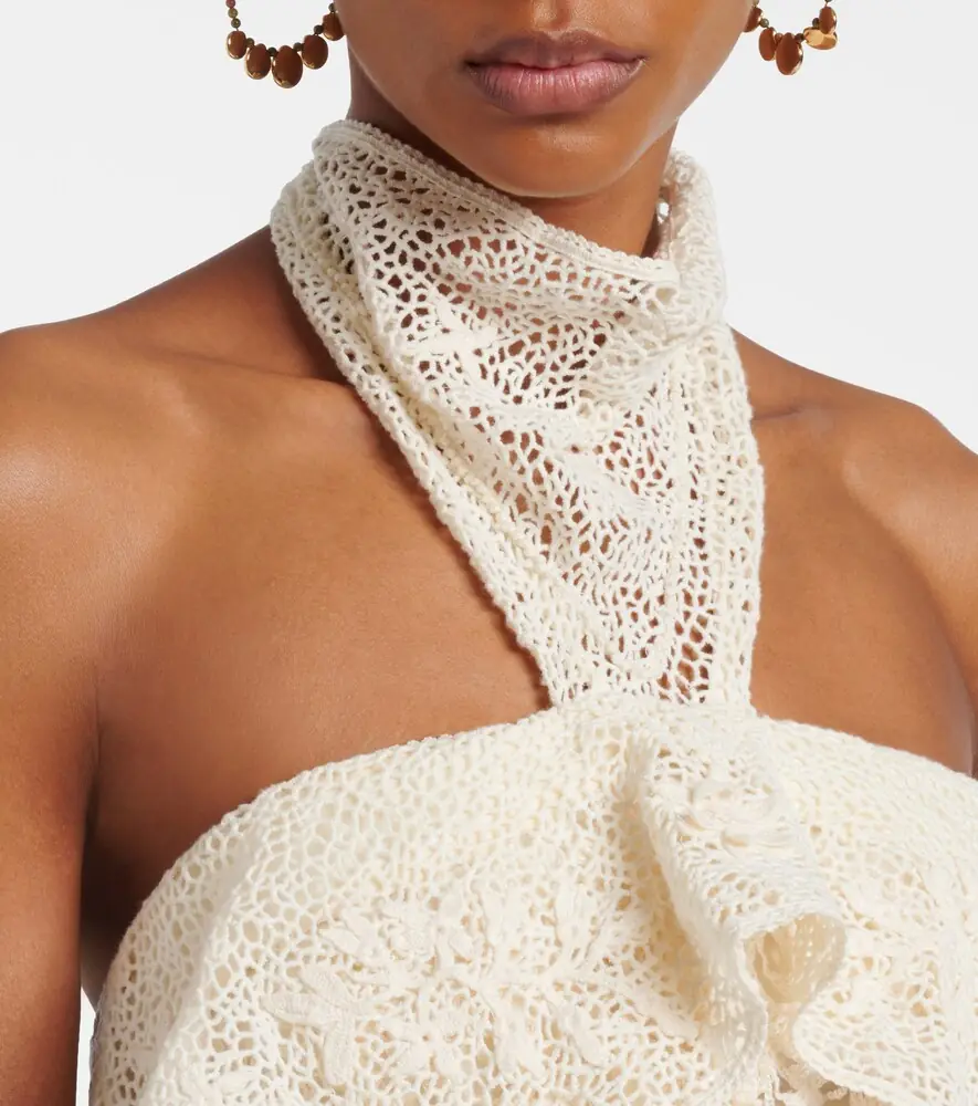 Isabel Marant Dunvel crochet halterneck crop top | Thumbnail 5 Isabel Marant Dunvel crochet halterneck crop top | Thumbnail 5