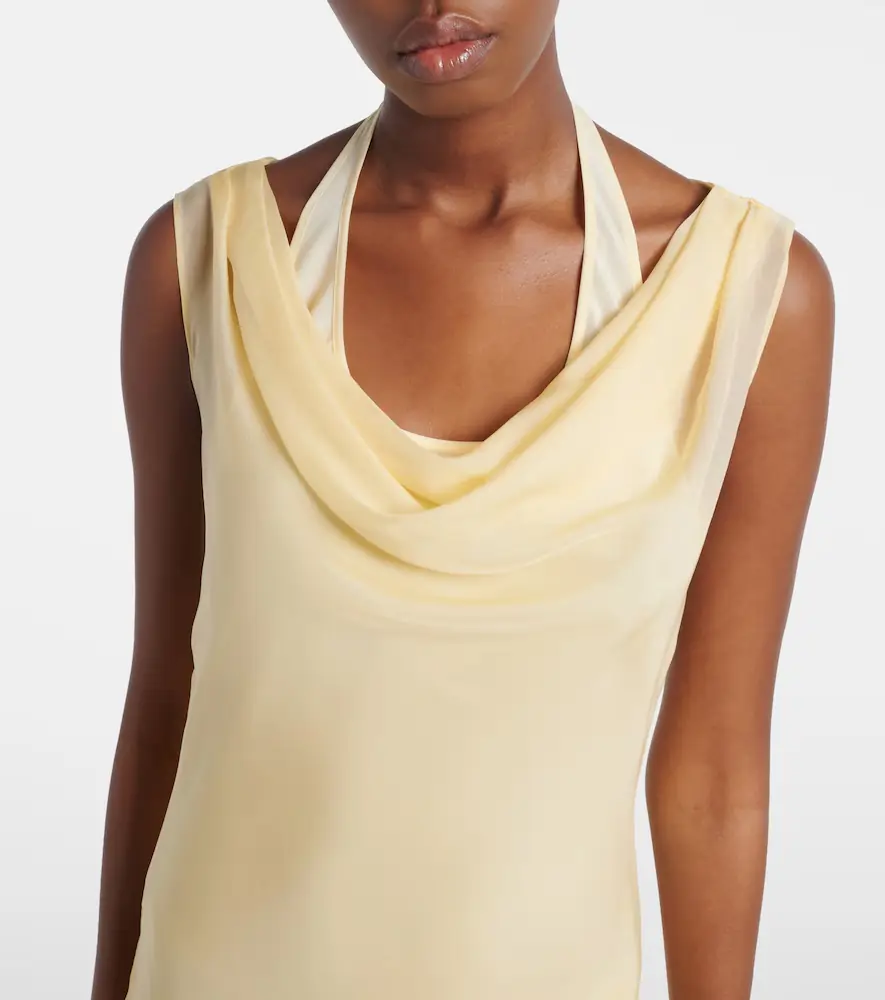 SIR. Strobe off-shoulder maxi dress | Thumbnail 3