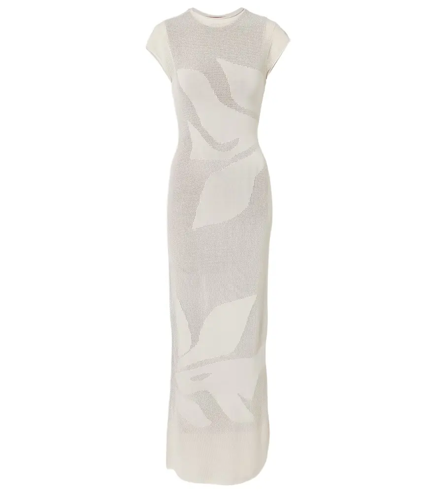 SIR. Solange knitted semi-sheer maxi dress | Image 1 SIR. Solange knitted semi-sheer maxi dress | Image 1
