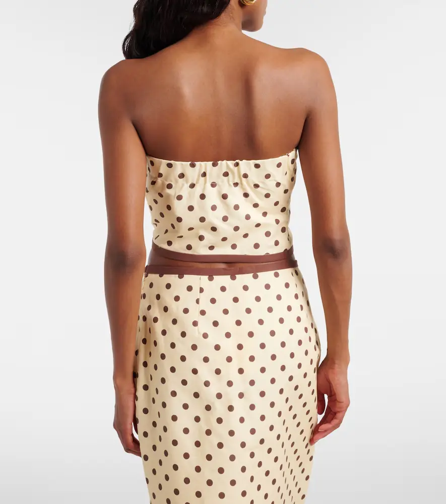 Posse Bowie linen and cotton crop top | Thumbnail 2 Posse Bowie linen and cotton crop top | Thumbnail 2