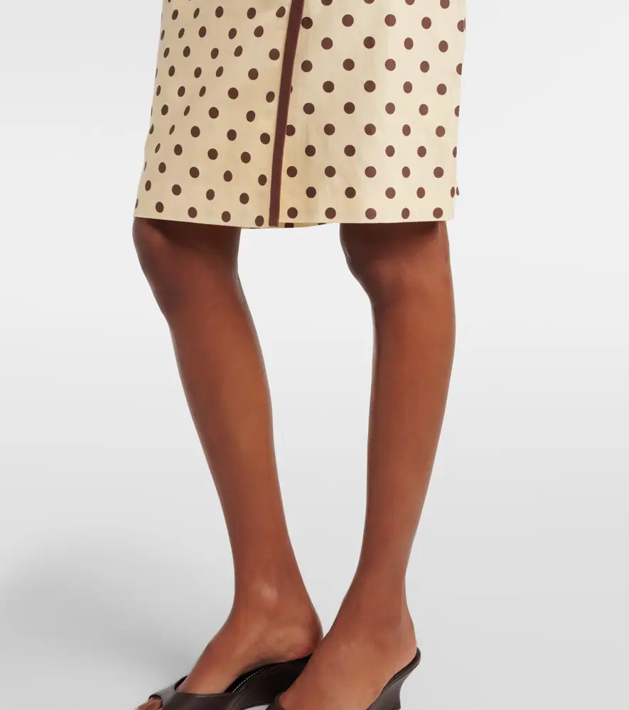 Posse Bowie linen and cotton wrap skirt | Thumbnail 5