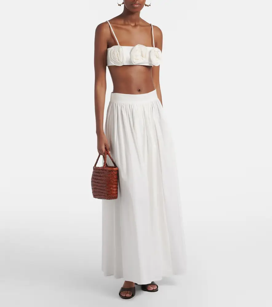 ADRIANA DEGREAS Cotton maxi skirt | Thumbnail 4 ADRIANA DEGREAS Cotton maxi skirt | Thumbnail 4