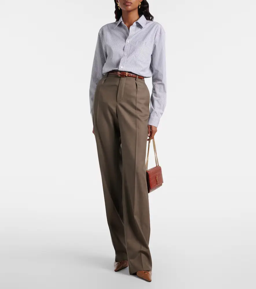 Saint Laurent Wool straight pants | Thumbnail 2