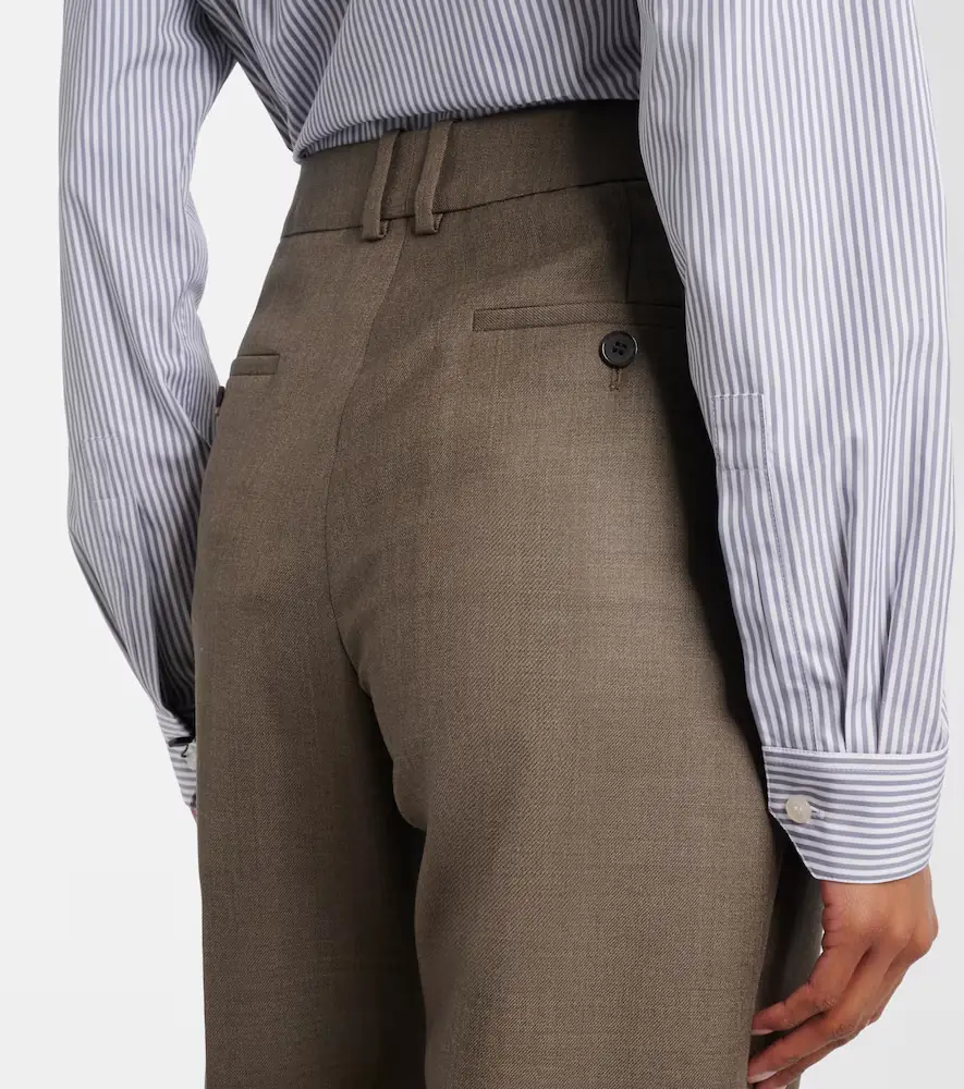 Saint Laurent Wool straight pants | Thumbnail 3
