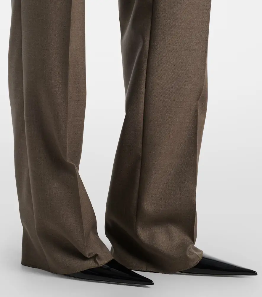 Saint Laurent Wool straight pants | Thumbnail 6