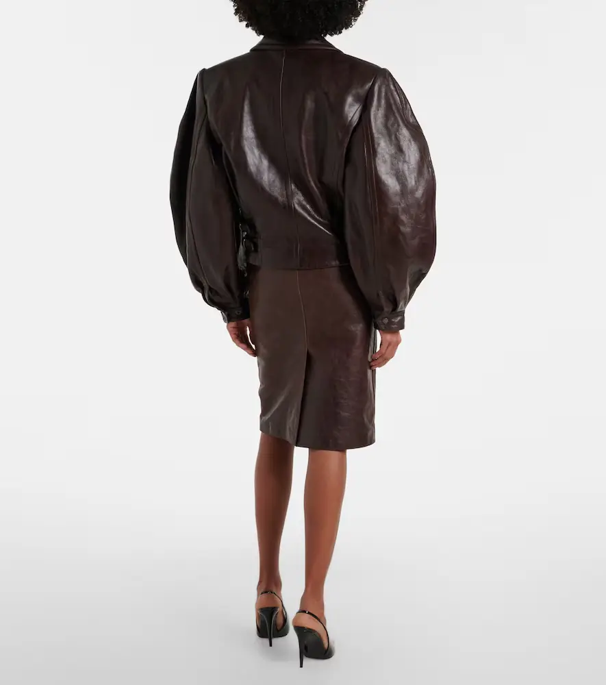 Saint Laurent Belted leather pencil skirt | Thumbnail 5 Saint Laurent Belted leather pencil skirt | Thumbnail 5