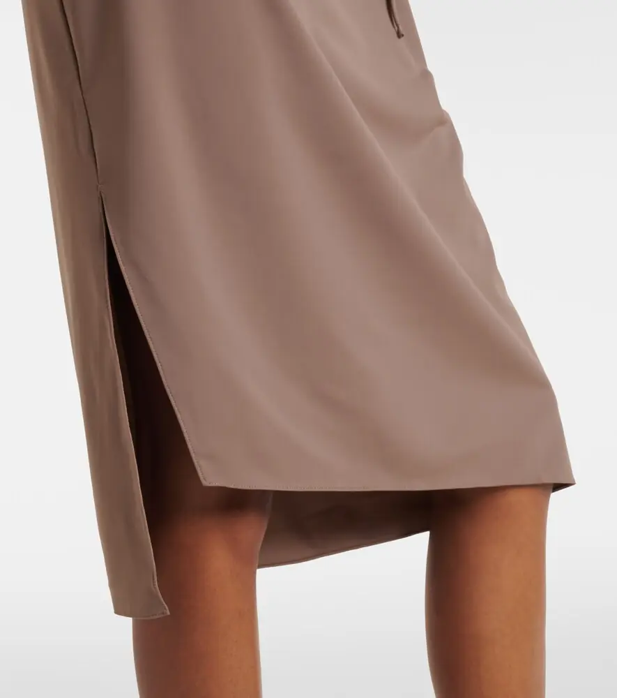 Coperni Floral-appliqué one-shoulder jersey cocktail dress | Thumbnail 4 Coperni Floral-appliqué one-shoulder jersey cocktail dress | Thumbnail 4