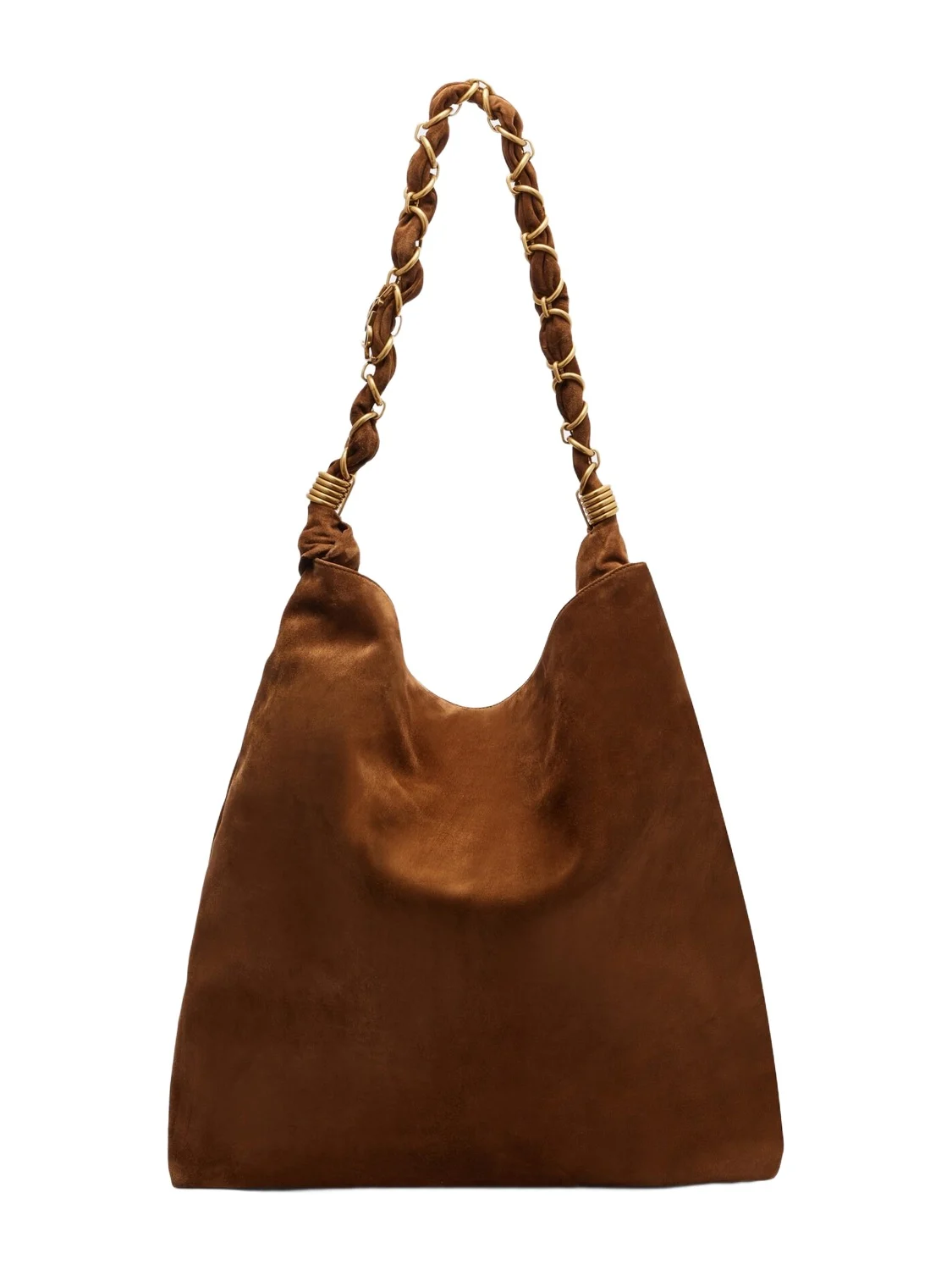 Amalia suede shoulder bag