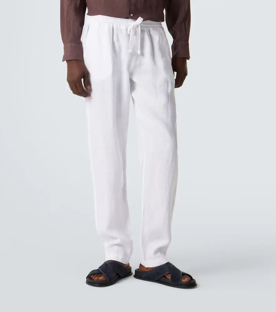 FEDELI Bonifacio linen tapered pants | Thumbnail 4