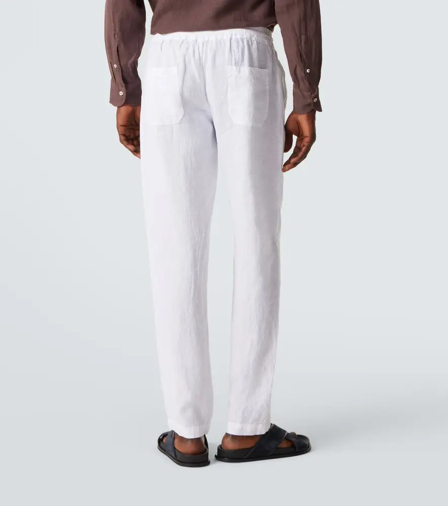 FEDELI Bonifacio linen tapered pants | Thumbnail 5