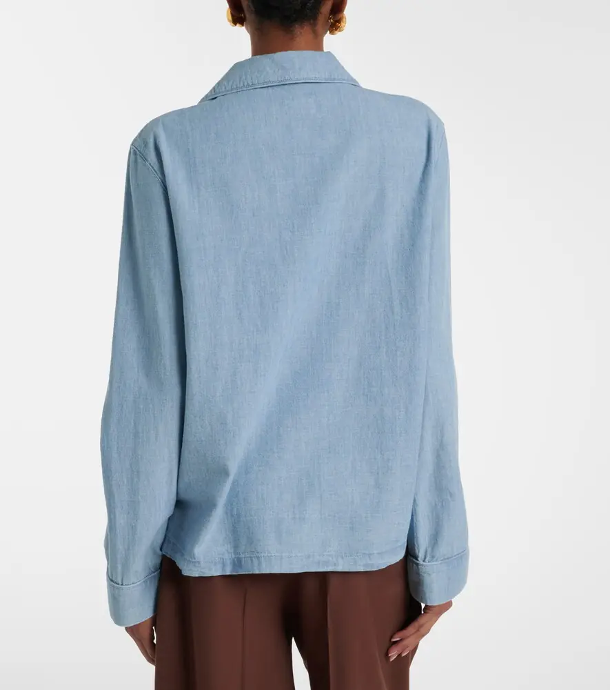 Saint Laurent Cassandre denim shirt | Thumbnail 2