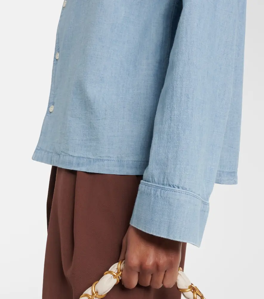 Saint Laurent Cassandre denim shirt | Thumbnail 7