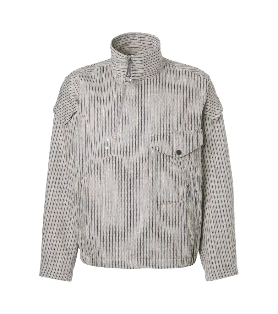 Kiko Kostadinov Farkas cotton and linen-blend jacket | Image 1 Kiko Kostadinov Farkas cotton and linen-blend jacket | Image 1